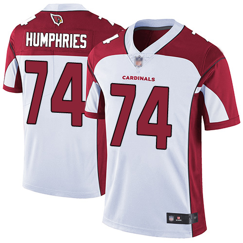 Arizona Cardinals Limited White Men D.J. Humphries Road Jersey NFL Football #74 Vapor Untouchable